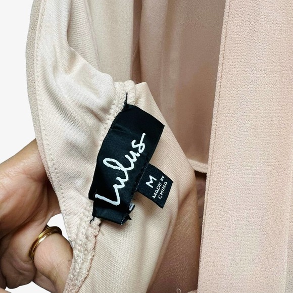 NWT Lulu’s Wrap of‎ Luxury Convertible Dress Blush Nude - Picture 9 of 9